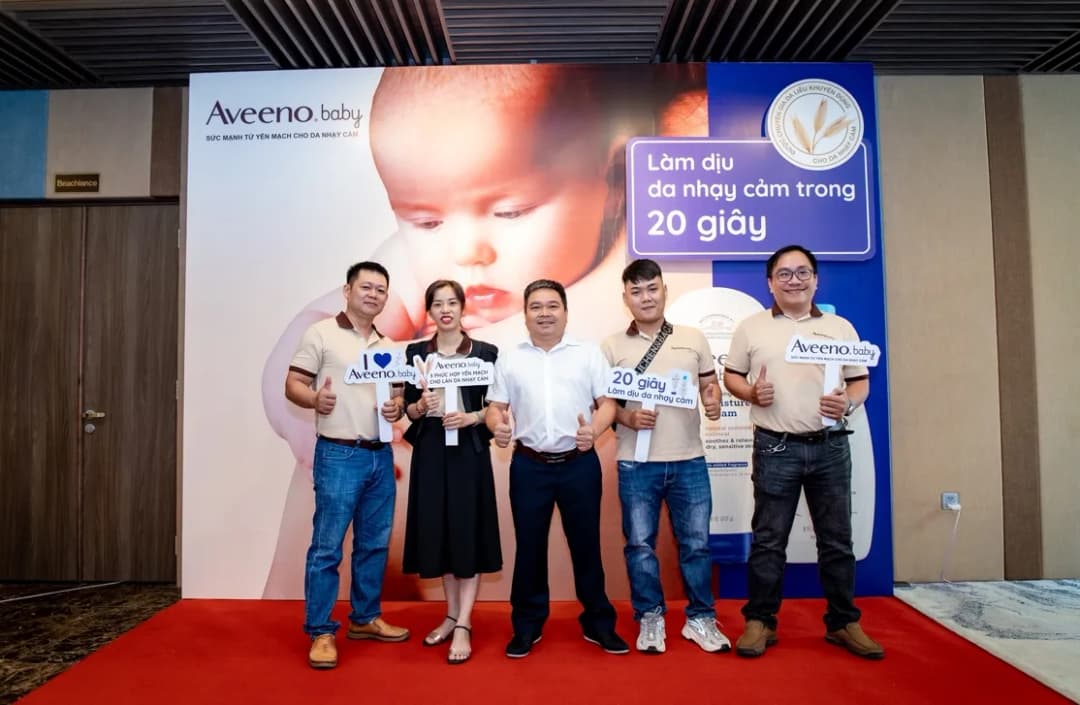Lễ ra mắt sản phẩm Aveeno Baby của công ty J&J