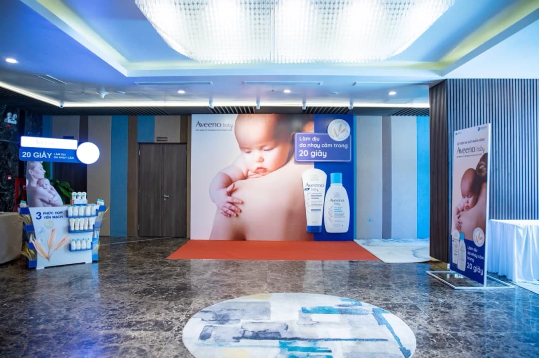 Lễ ra mắt sản phẩm Aveeno Baby của công ty J&J